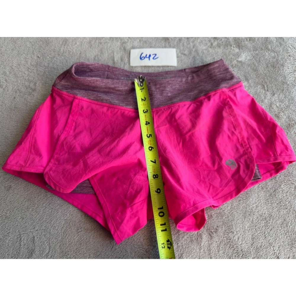 Mountain Hardwear Running Shorts Womens XS Pink Trail Athletic Z642